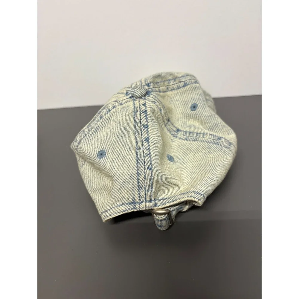 Rugrats‎ Nickelodeon Denim Blue Acid Wash Strapback Hat Cap 2019 Viacom Used